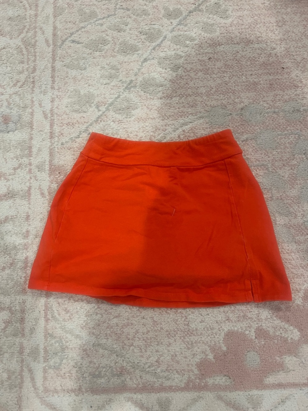art class Bright Orange Casual Girls' Skort